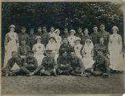 First World War patients and nurses at...