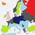 Map of Europe, early 1942