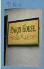 Hand painted signs for Paris House, Hay-on-Wye