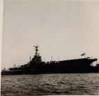 HMS Ocean. Hamburg, yr Almaen, 1956