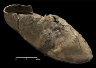 12th century leather shoe found at Nevern Castle