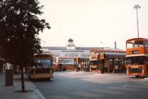 Cardiff Bus Station and Cardiff Central Railway...