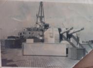Harry Comley's photograph taken aboard HMS...
