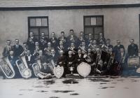 Photograph of Ammanford Band, 1933