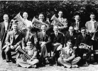 Photograph of the Ammanford Silver Band,...