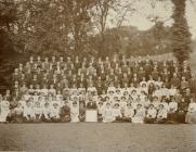 Photograph of Brynaman Choir, 1905, with their...
