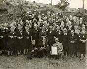 Photograph of Brynaman Pensioners Choir with...