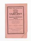 Programme of a Grand Concert by the Cwmdwr...