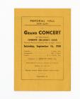 Programme of a Grand Concert by Cwmdwr Children...