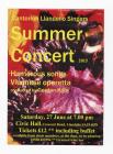 Poster of a Summer Concert by Cantorion...