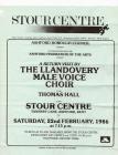 A programme of a concert by the Llandovery Male...