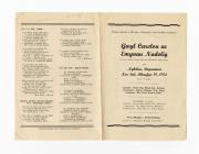 Programme for a Carol and Hymn Festival held at...