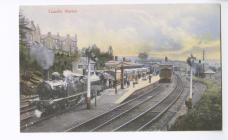 Postcard image of Llandilo / Llandeilo Station,...