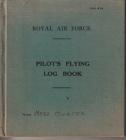 Mary Hunter, RAF pilot's flying log book,...