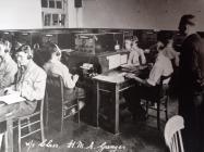 HMS Ganges Wireless and Telegraphy room 