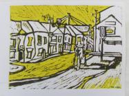 Pant Road, Dowlais [lino-cut prints]