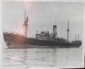 SS Unhenfels German ship captured by Royal Navy...