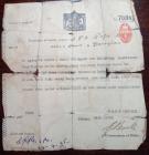 Driving permit Malta 1935 Charles Pope