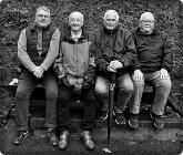 Group of walkers, Thomastown Park, Merthyr Tydfil
