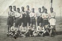 Archie Thomas. HMS Saunders Rugby XV, Egypt, 1944