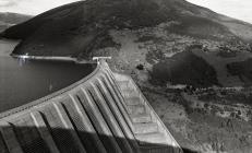 Clywedog dam, Llanidloes, 1978.