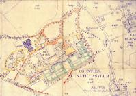 Site plan showing St David's Hospital,...